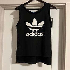 Adidas black tank jersey
